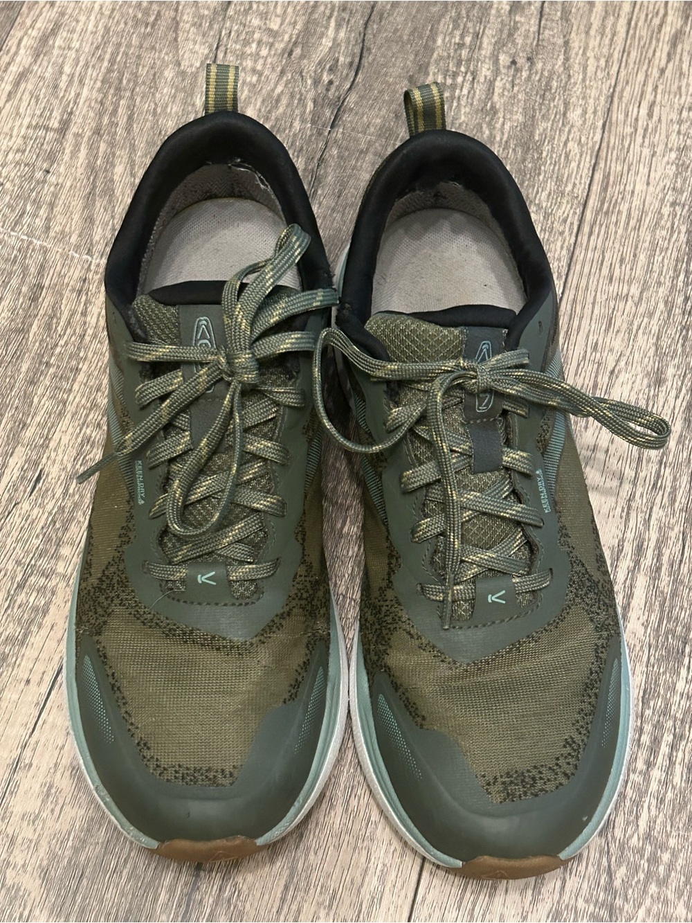 KEEN Women's Leiki Waterproof Hiking Shoes Green Size 9.5 - Picture 3 of 9
